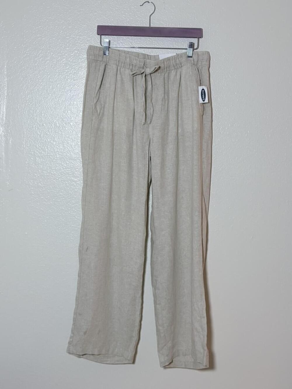 OLD NAVY NWT Linen Wide Leg Pants — Size M